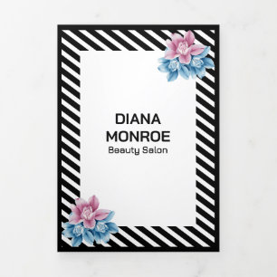 Modern Floral  elegant beauty Salon brochure