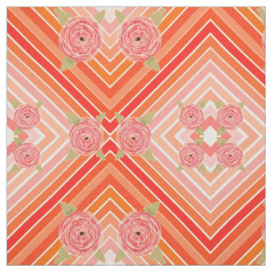 Modern Floral Fabric