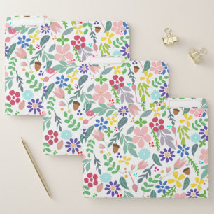 Modern Floral File Folder