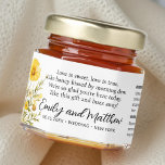 Modern Floral Foliage Funny Nutritional Info Honey Jar Favors<br><div class="desc">Funny poem made for you! Love is sweet, love is true, Like honey kissed by morning dew. We’re so glad you’re here today, Take this gift and buzz away Funny Nutritional information included: Ingredients: 100% Pure Love – Unfiltered and straight from the heart Warning: May cause extreme sweetness and happy...</div>