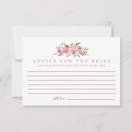 Modern Floral for the Bride Cards