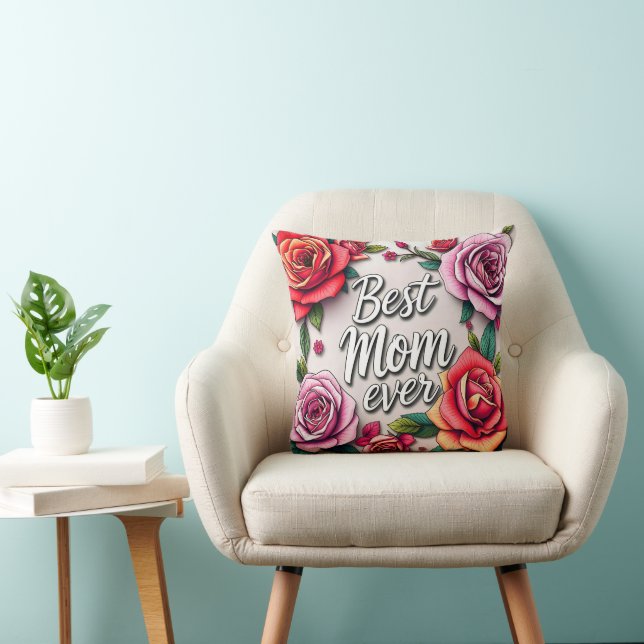Modern Floral Luxury Gift Collection Throw Pillow (Chair)