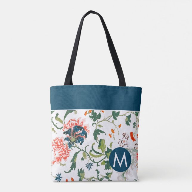 Modern Monogram Tote Bags