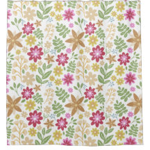 Modern Floral Multicolor Summer Flowers