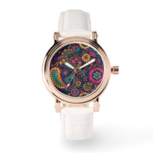 Modern Floral Paisley eWatch Watch