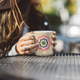 Modern Floral Pastel Mug