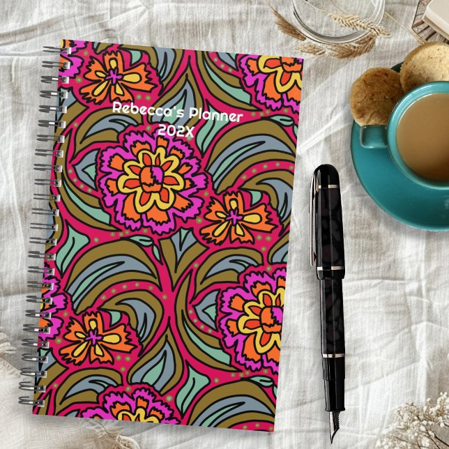 Modern Floral Pattern Custom Planner (Creator Uploaded)
