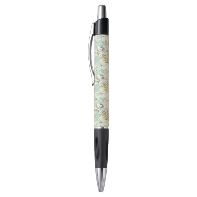Modern Floral Pattern Pen (Top (Vertical))