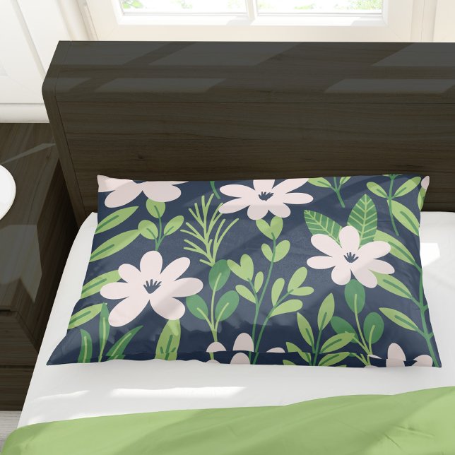 Modern Floral Pattern Pillow Case (Creator Uploaded)