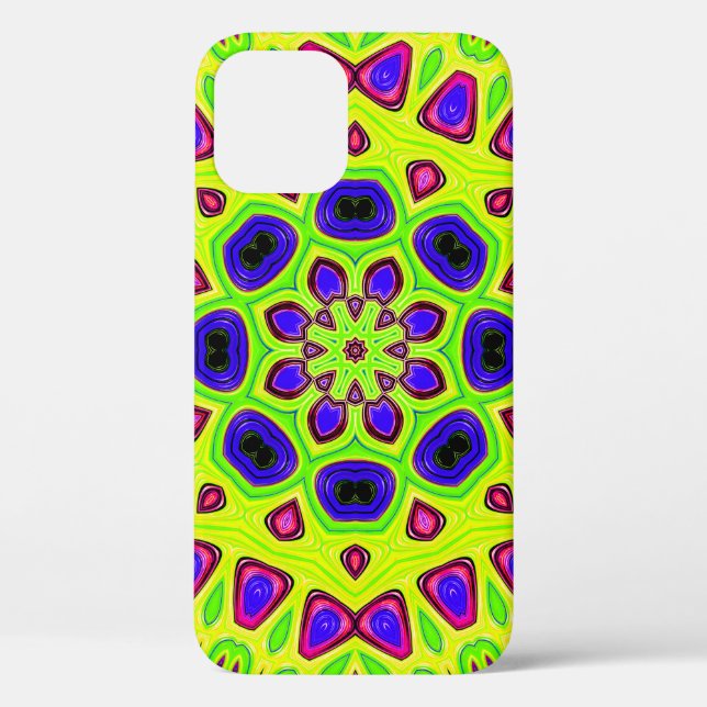 Modern floral pattern. Raster illustration. Persia Case-Mate iPhone Case (Back)