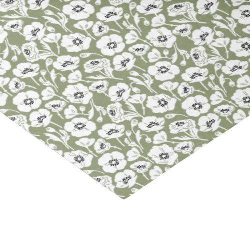 Modern Floral Pattern Tissue Paper