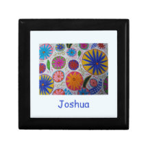 Modern Floral Personalized Gift Box