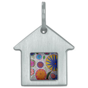 Modern Floral Pet Tag