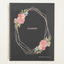 Modern Floral Planner