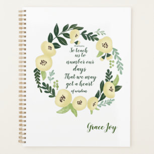 Modern Floral Planner