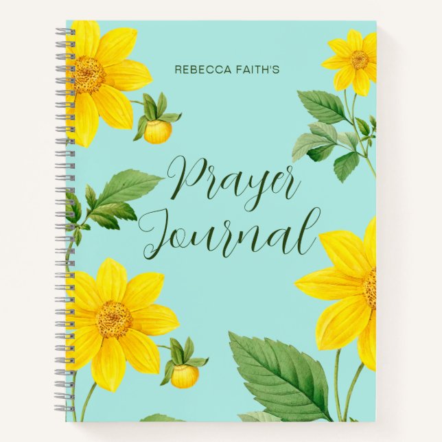 Modern Floral Prayer Journal (Front)