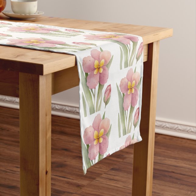 Modern floral table runner (In Situ)