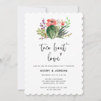 Modern Floral Taco Bout Love Engagement Party