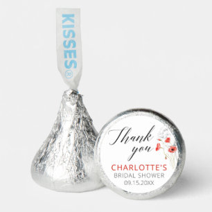 Modern Floral Thank You Hershey®'s Kisses®