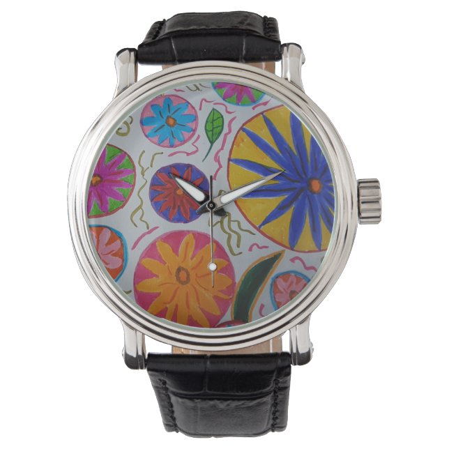 Modern Floral  Watch (Front)