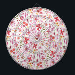 Modern Floral Watercolor Dart Board<br><div class="desc">Bright and happy watercolor wildflower and leaves painting of a wildly overgrown garden. Perfect for gardeners,  nature lovers and florists.  Original art by Nic Squirrell.</div>
