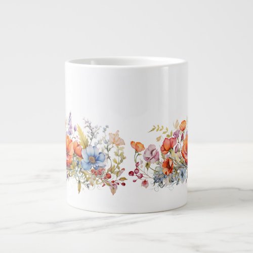 Modern Floral watercolor Specialty Mug