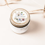 Modern Floral Wedding Sticker<br><div class="desc">Chic,  modern,  and perfect for spring and summer weddings. This wedding sticker features stunning hand-painted boho chic watercolor florals in shades of cream,  ivory,  sage green,  burgundy,  and dusty blue arranged as a lovely bouquet. Find additional products in the Modern Boho Chic Floral Wedding Collection.</div>