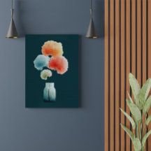 Modern Florals | Watercolor Hydrangeas (11" x 14")