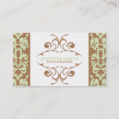 Modern Flourish Business Cards