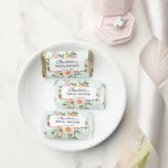 Modern Flower Bridal Shower    Hershey's Miniatures<br><div class="desc">Modern,  floral wedding design. Just edit your product in a few minutes. You can change the font/size/color and position using "further personalize".</div>