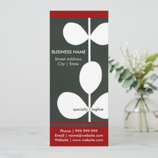Modern Flower Business Pamphlet (Standing Front)