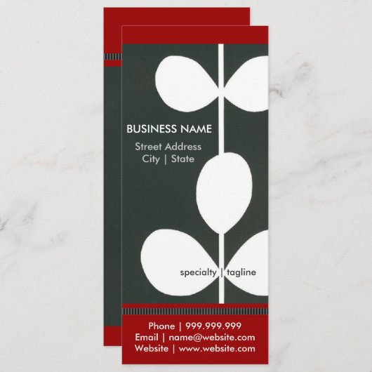 Modern Flower Business Pamphlet (Front/Back)