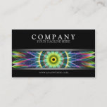 Modern Flower Eye Mandala Business Card at Zazzle