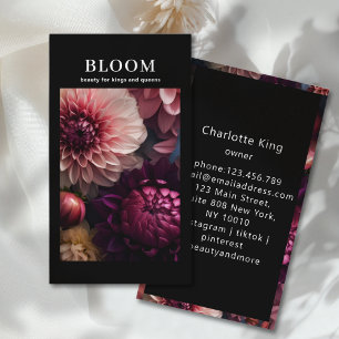 Modern Flower Salon Business Card