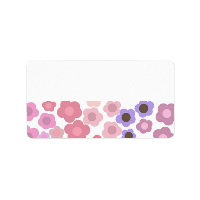 Modern Flowers Label (Front)