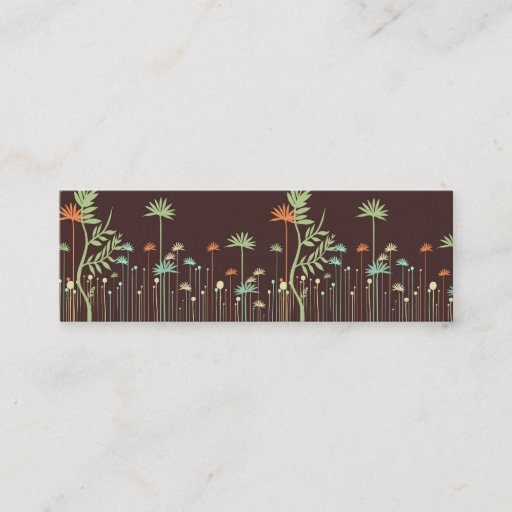 Customizable Modern Flowers Mommy Calling Card Business Cards