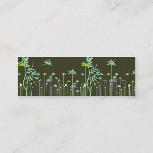 Customizable Modern Flowers Mommy Calling Card Business Card Template