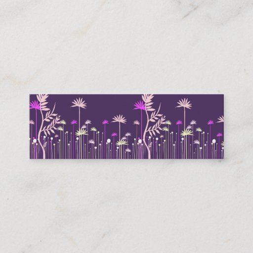 Customizable Modern Flowers Mommy Calling Card Business Cards