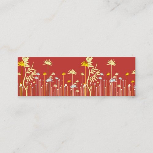 Modern Flowers Mommy Calling Card Business Card