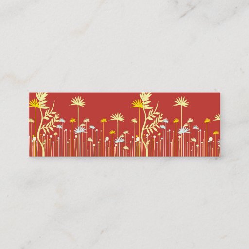 Customizable Modern Flowers Mommy Calling Card Business Card