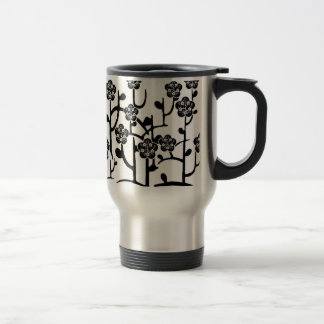 Modern Flowers Travel Mug