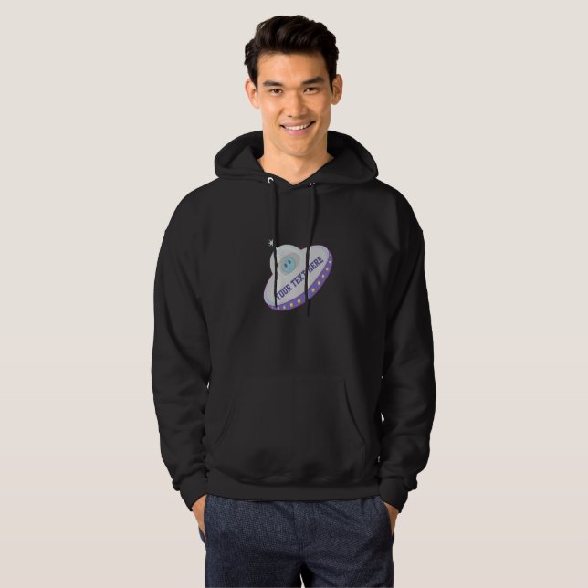 Modern flying saucer hoodie (Front Full)
