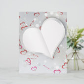 Modern Folded Paper Heart - Letterhead (Standing Front)