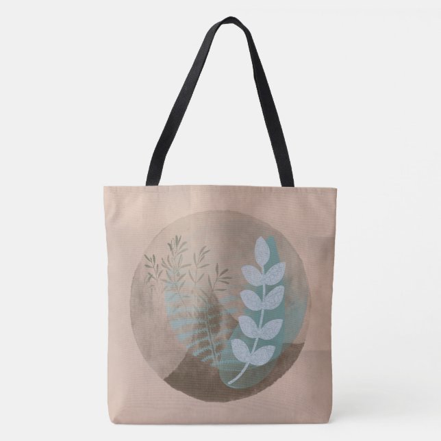 Modern Foliage  Tote Bag (Front)