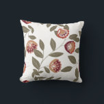 Modern Folk Farm Autumn Fall Florals Throw Pillow<br><div class="desc">Modern Folk Farm Autumn Fall Florals Pattern Throw Pillow</div>