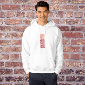 Modern Font Hoodie - Minimal Style
