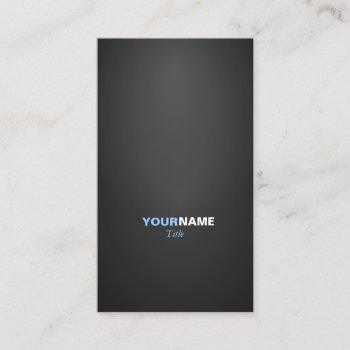 Modern Font In Two Colors With Business Card by RicardoArtes at Zazzle