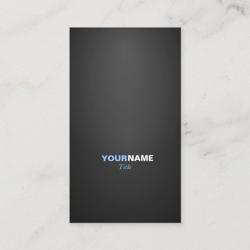 Customizable Modern font in two colors with business card template