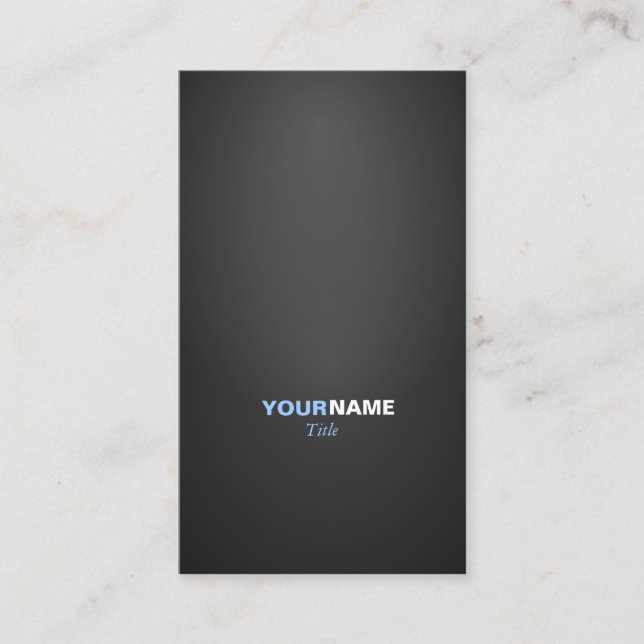 Modern font in two colors with business card (Front)