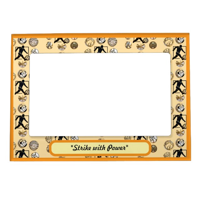 "Modern Football Designs" Magnetic Frame (Front)